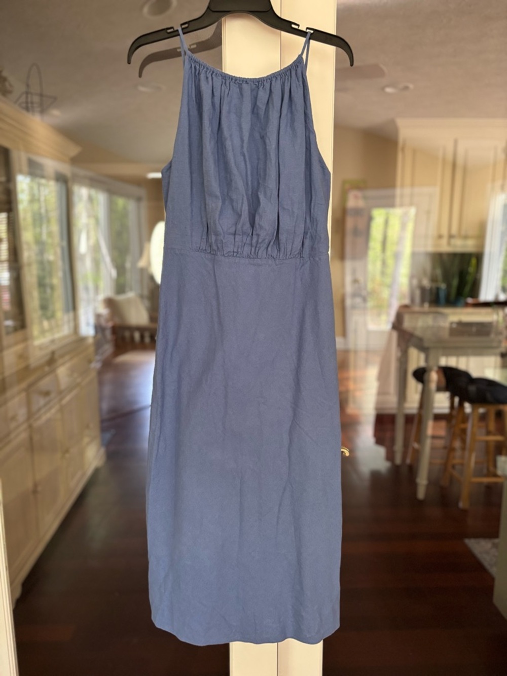 Banana Republic Linen Blend Dress in Light Blue